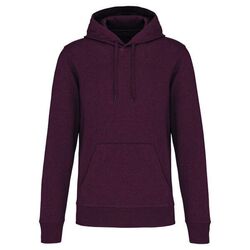 Sweat-shirt &agrave; capuche K4027 WINE HEATHER