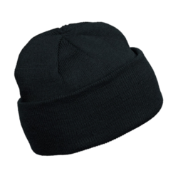 36 - BONNET DE TRAVAIL NOIR - BRODERIE LOGO - 4