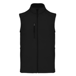 16 - BODYWARMER SOFTSHELL NOIR - LOGO COEUR - 4