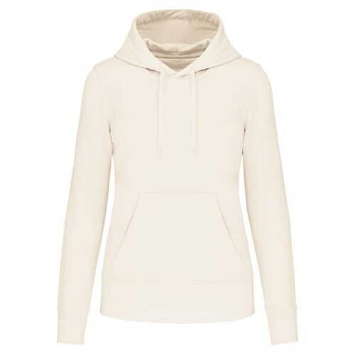 Sweat-shirt &agrave; capuche K4028 COCONUT MILK