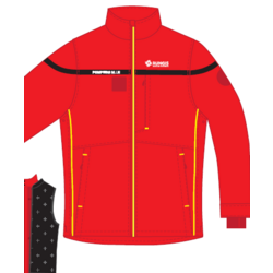 21 - VESTE ETE SOFTSHELL ROUGE (SAP)* - FLOCAGE LOGO C�UR ET FLOCAGE DOS "MIN RUNGIS" - 4