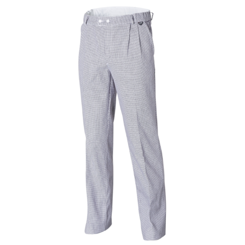 PANTALON PIEDS DE POULE CENTURE ELASTIQUE