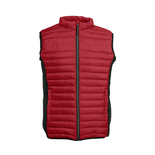 BODYWARMER BI-MATIERE