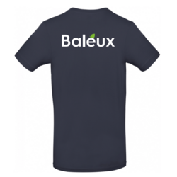 T-SHIRT HOMME #E190 NAVY + MARQUAGE DOS