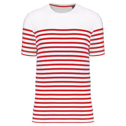 T-shirt Marini&egrave;re bio K3033 NAVY/WHITE STRIPES Rungis
