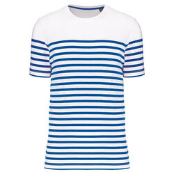 T-shirt Marini&egrave;re bio K3033 NAVY/WHITE STRIPES Rungis