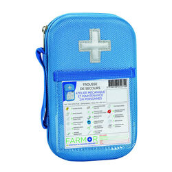 Trousse secours fluo ATELIER M&Eacute;CANIQUE & MAINTENANCE 2/4 PERSONNES Rungis