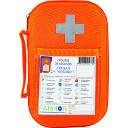 Trousse secours fluo ARTISAN 2/4 PERSONNES Rungis