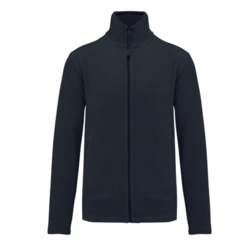 VESTE MCROPOLAIRE ZIPEE HOMME MARINE + BRODERIE C�UR TECNEA