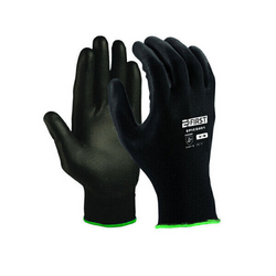 GANTS NYLON PU NOIR